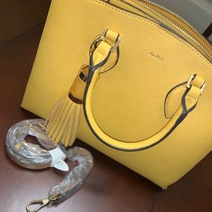 Brand new mustard yellow Large ALDO handbag